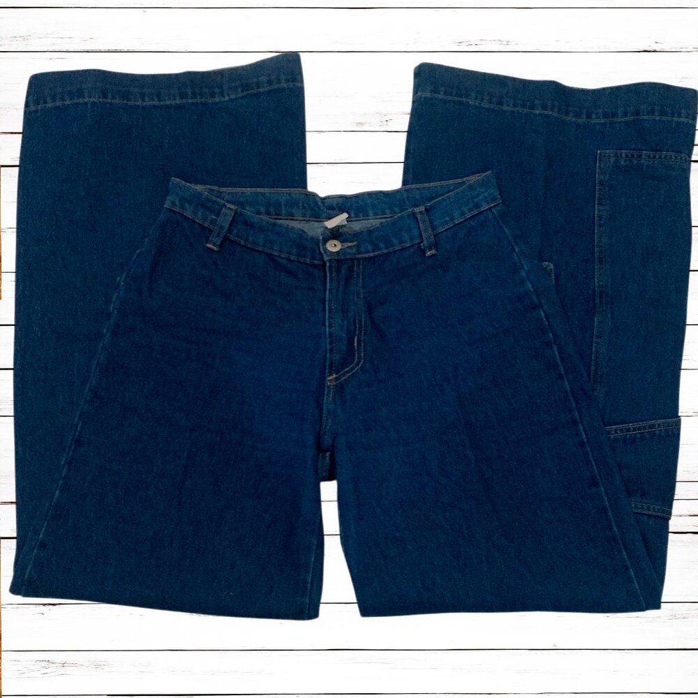 Vintage USA Boom Boom Skater baggy Jeans Flare Size 7/8